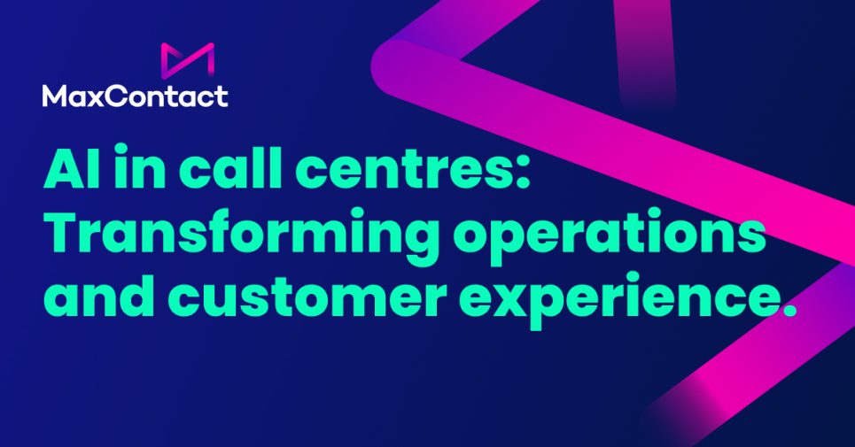 AI in call centres: Transforming operations and customer experienc graphic